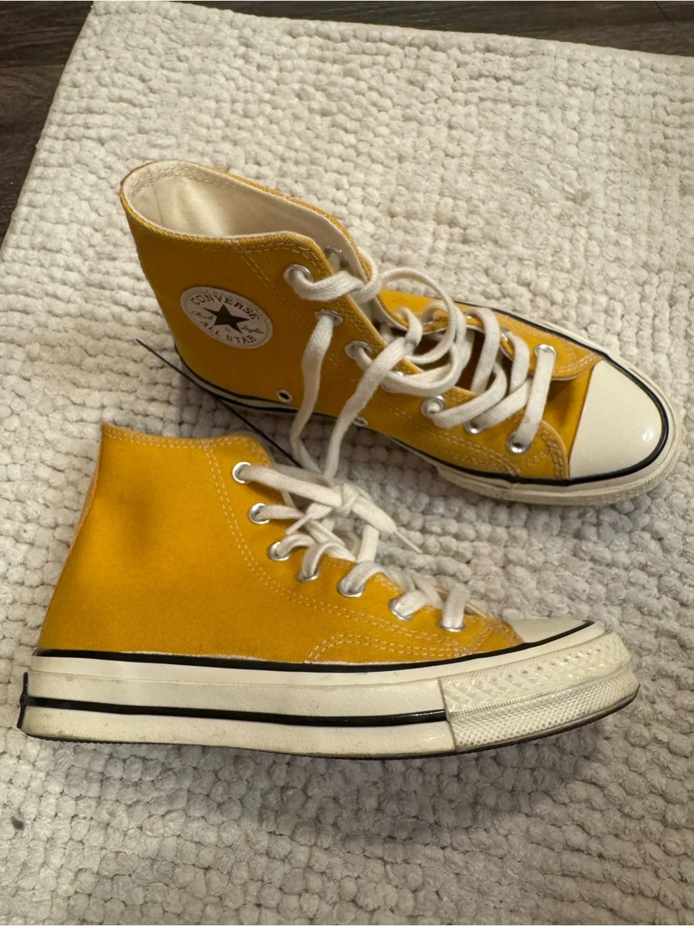 Converse Chuck 70 High Top in Sunflower Yellow
